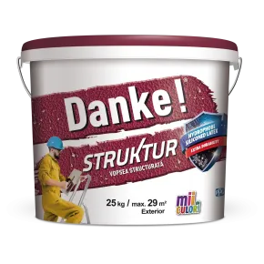 Краска структурная декоративная 25 кг Struktur Danke!